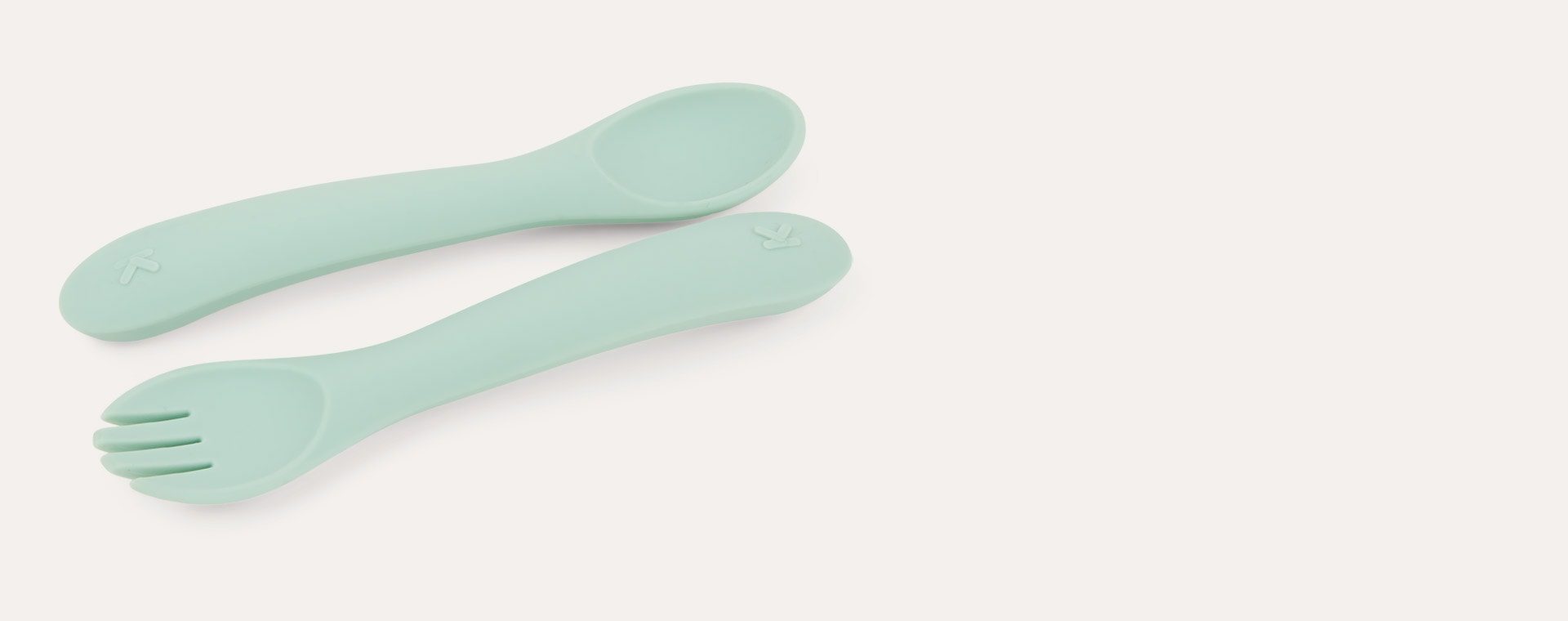 Jade Mix KIDLY Label 6-Pack Spoons & Forks