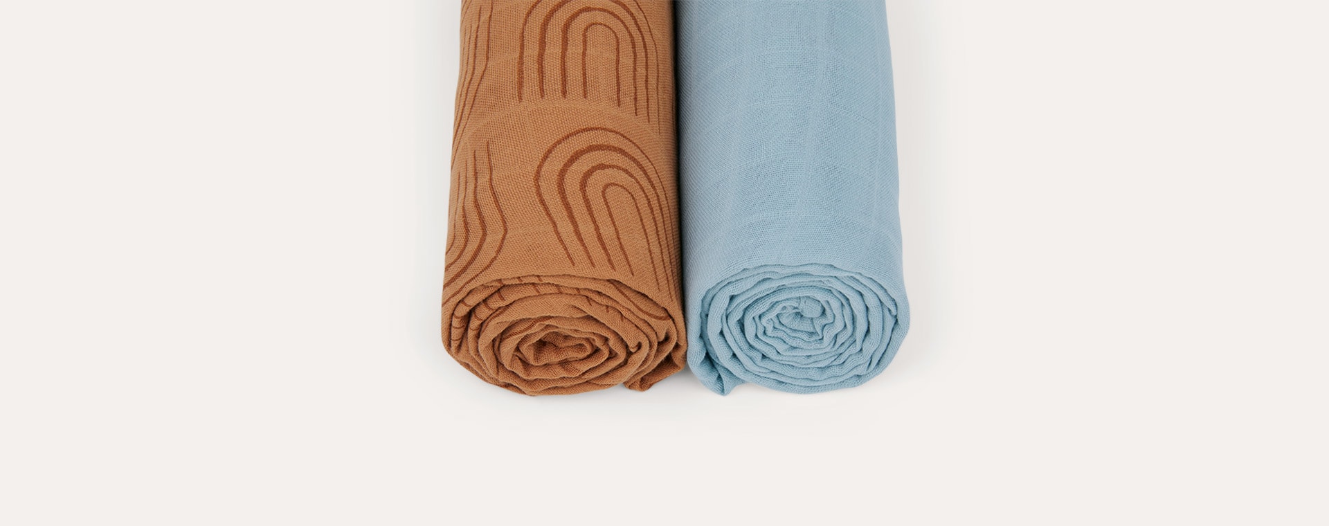 Rainbow KIDLY Label 2-Pack Swaddle Blankets