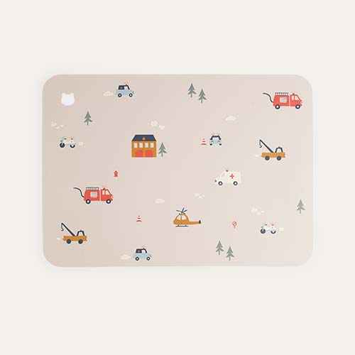 Emergency vehicle / Sandy Liewood Jude Placemat