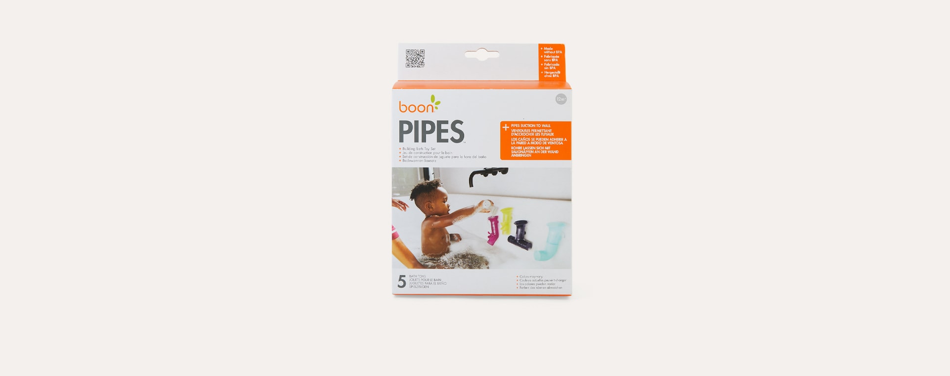 Purple Mix Boon Pipes Bath Toy