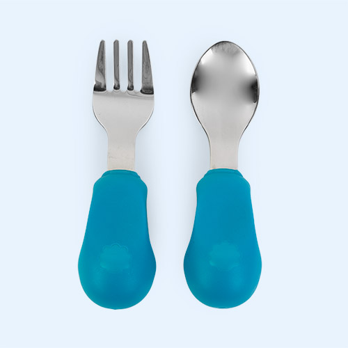Blue Nana's Manners Stage 2 Cutlery Set