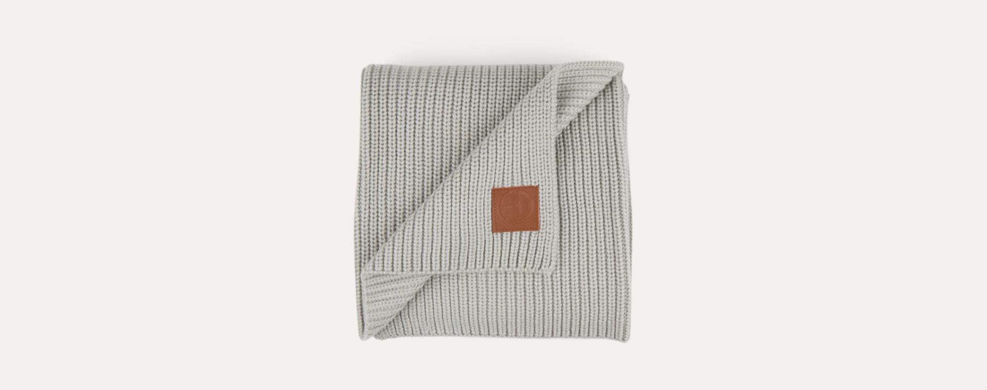 Mineral Green Elodie Wool Knitted Blankets