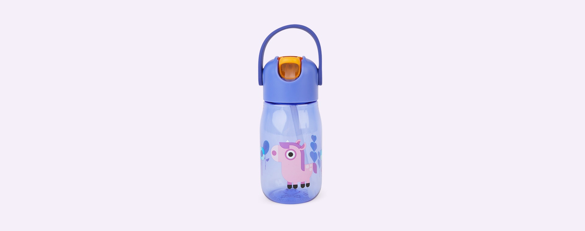 Unicorn Zoku Kids Flip Straw Bottle