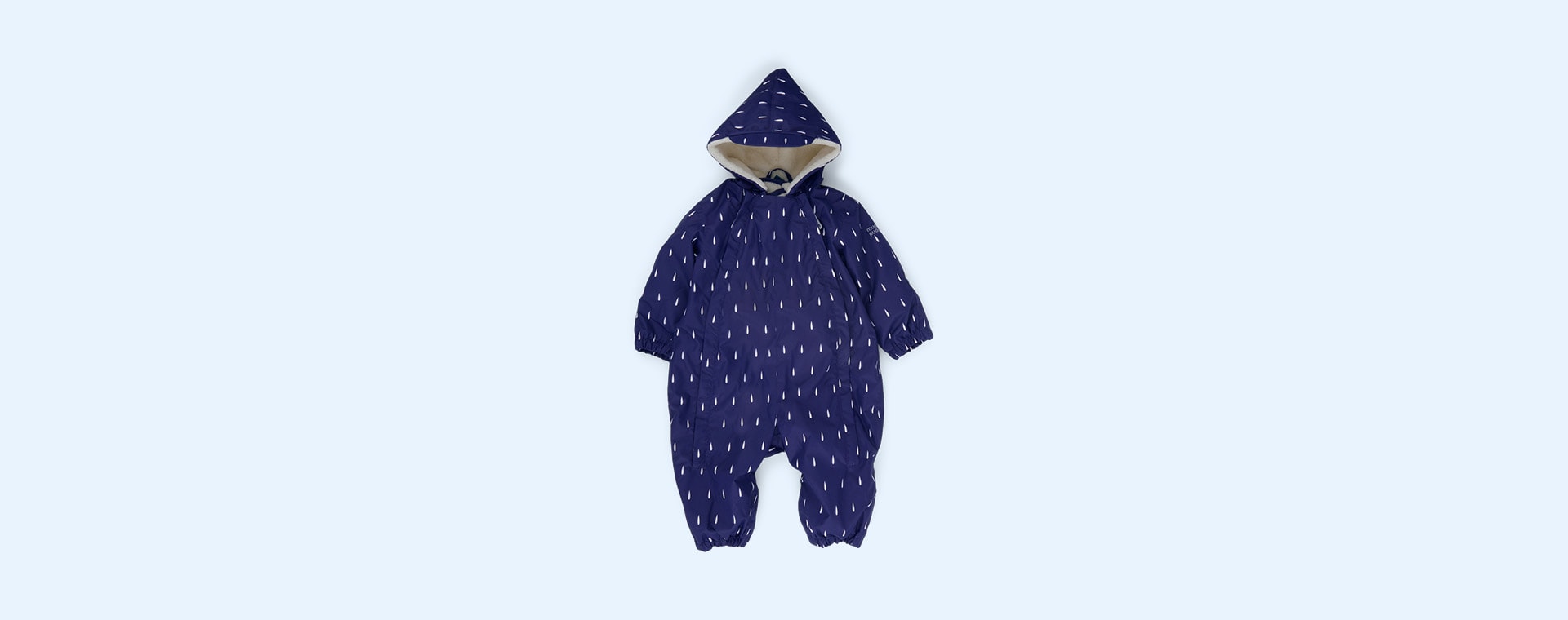 Navy Raindrop Muddy Puddles 3 in 1 Scampsuit