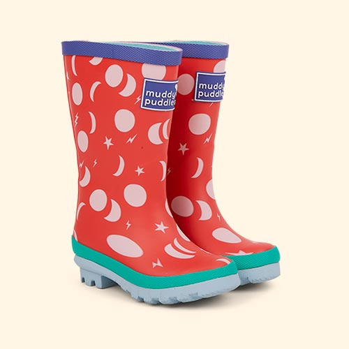 Red Moon Muddy Puddles Puddle Stomper Wellies