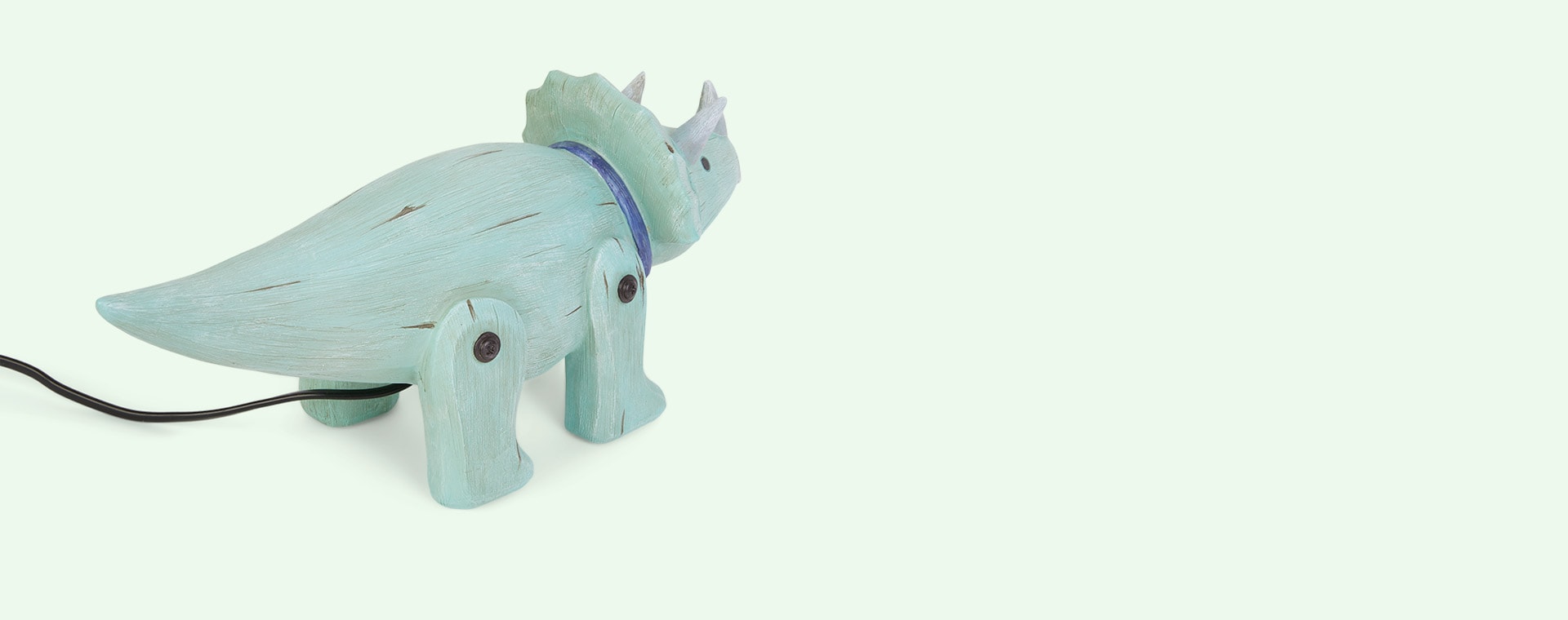 Triceratops House of Disaster Wood Effect Dino Light