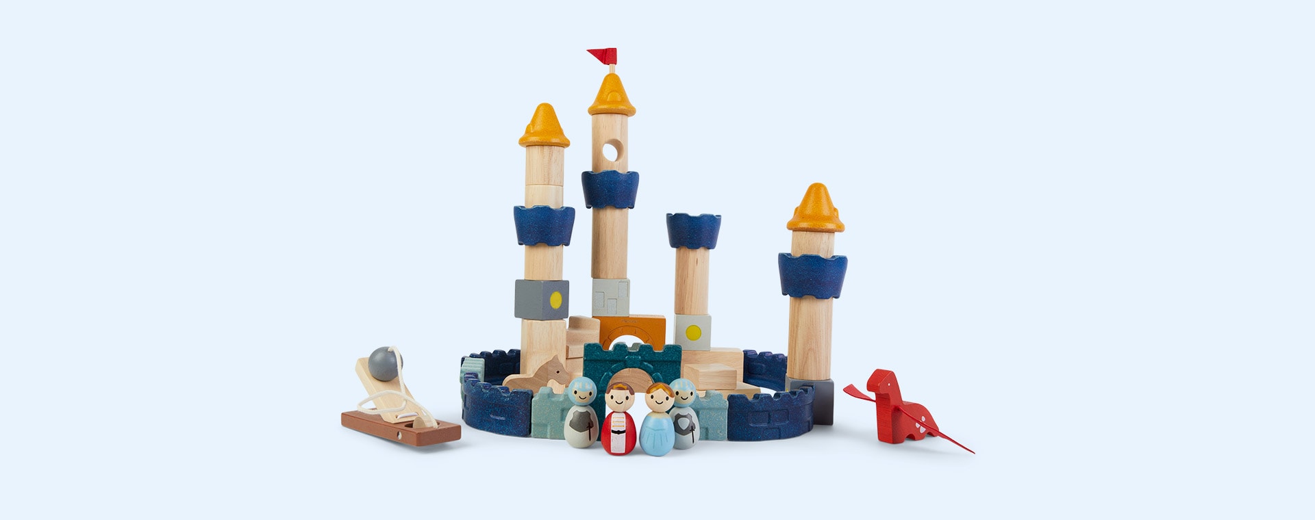 Orchard Plan Toys Castle Blocks