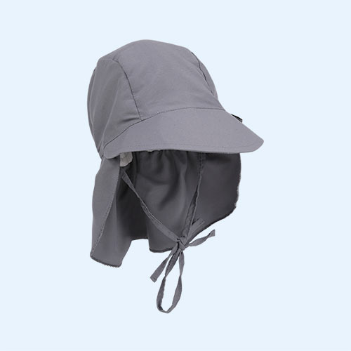 Grey Lassig Sun Protection Flap Hat