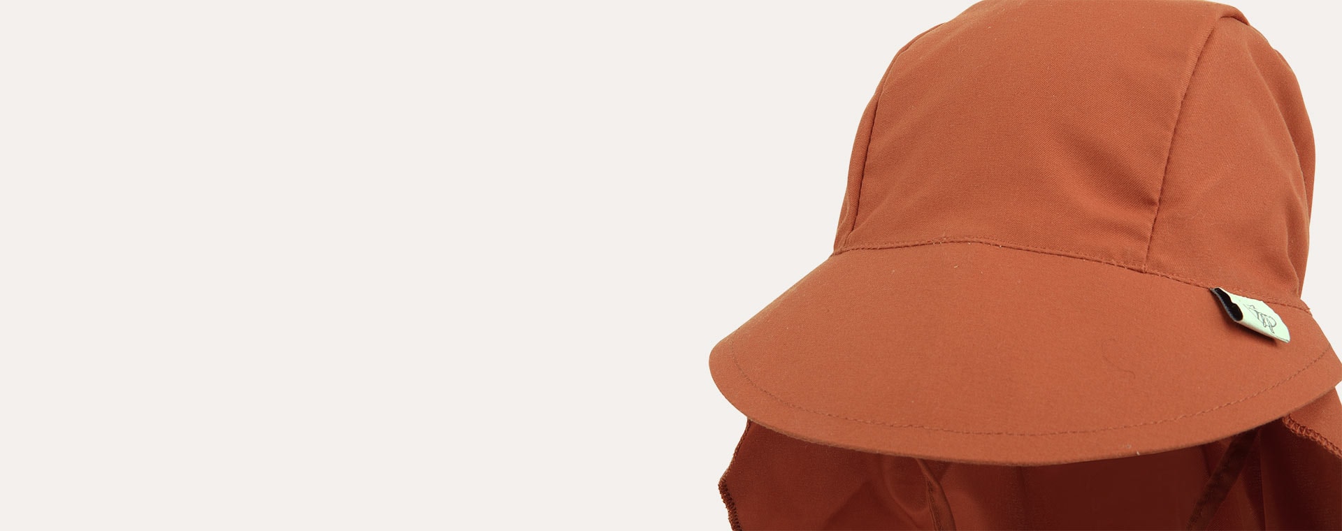 Rust Lassig Sun Protection Flap Hat