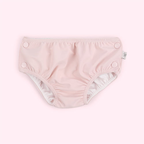 Powder Pink Lassig Snap Swim Diaper