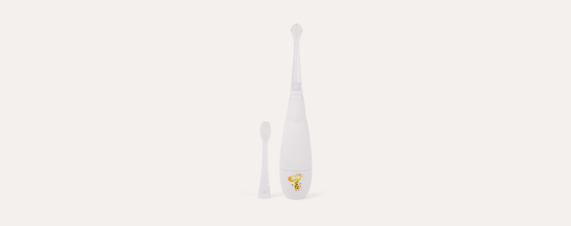 White Jack N' Jill Sonic Tickle Toothbrush with Replacement Head