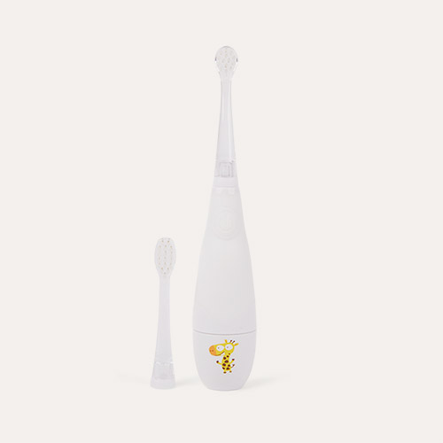 White Jack N' Jill Sonic Tickle Toothbrush with Replacement Head