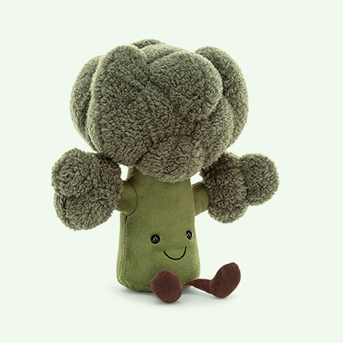 Green Jellycat Amusable Broccoli
