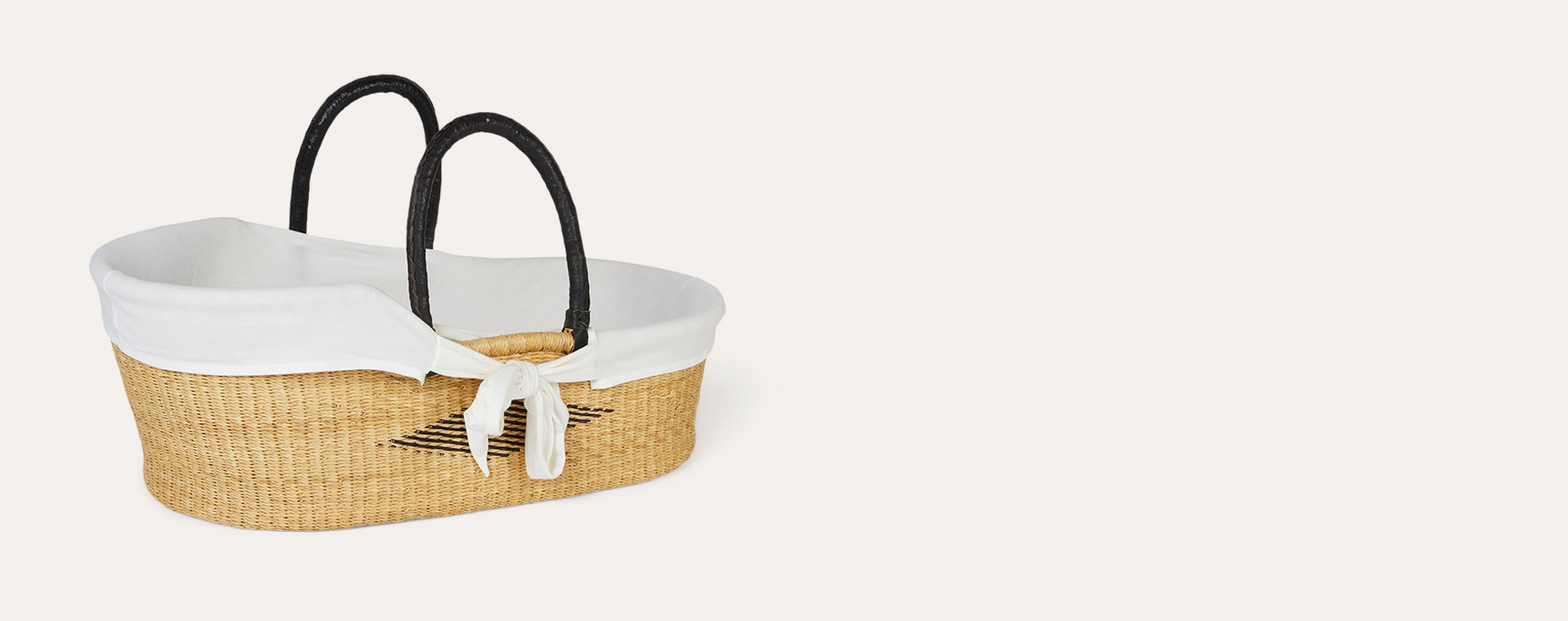 Off White Childhome Moses Basket Cover Jersey