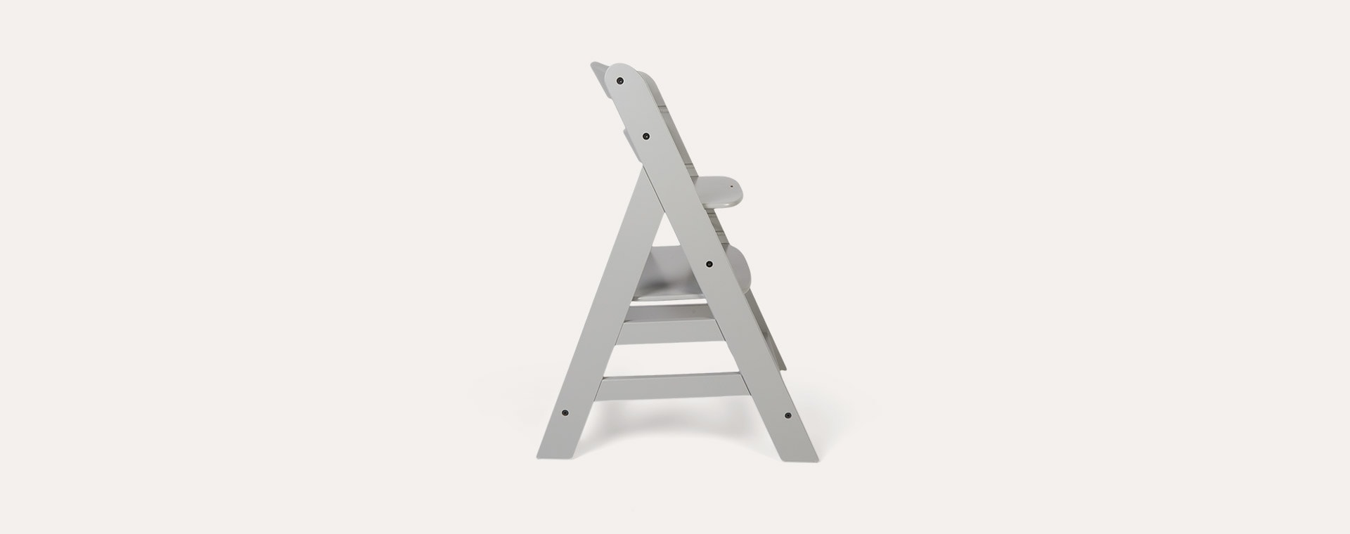 Grey hauck Alpha+ Wooden Highchair
