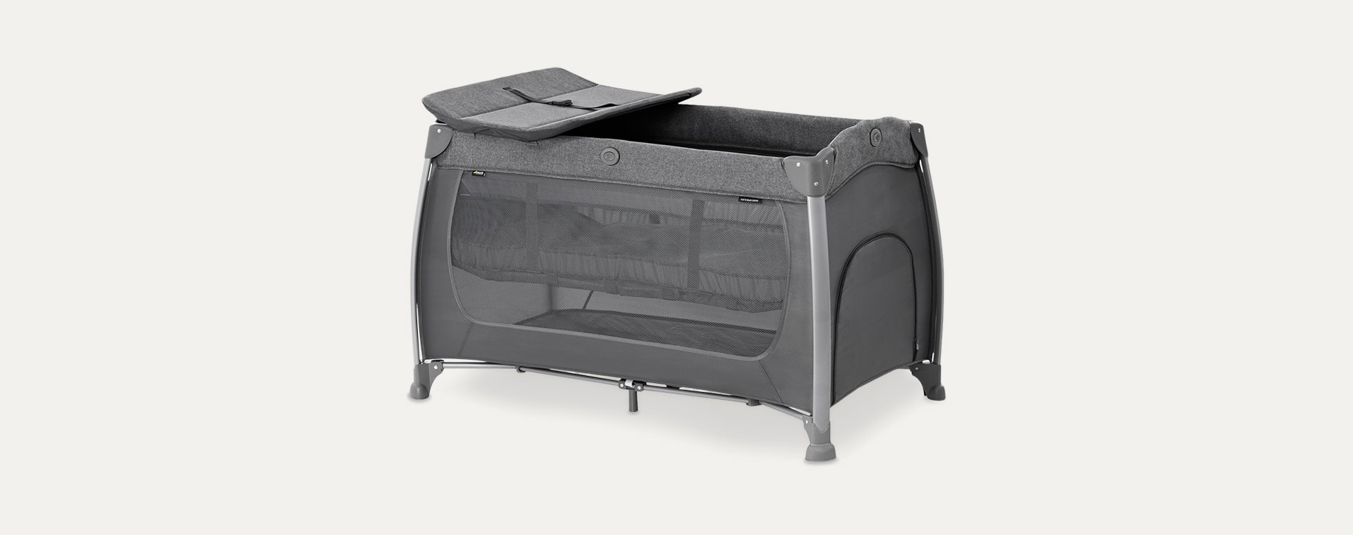 Melange Charcoal hauck Play N Relax Center Travel Cot
