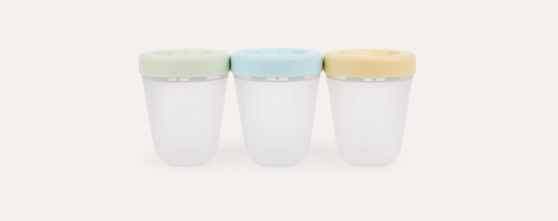 Spring Beaba 3-Pack Silicone Storage Container Pots