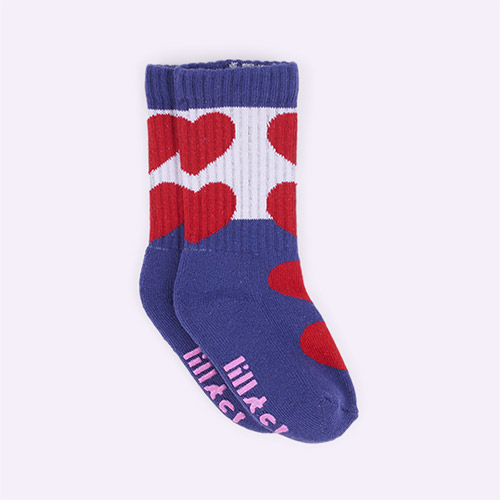 Purple Hearts Lillster Socks