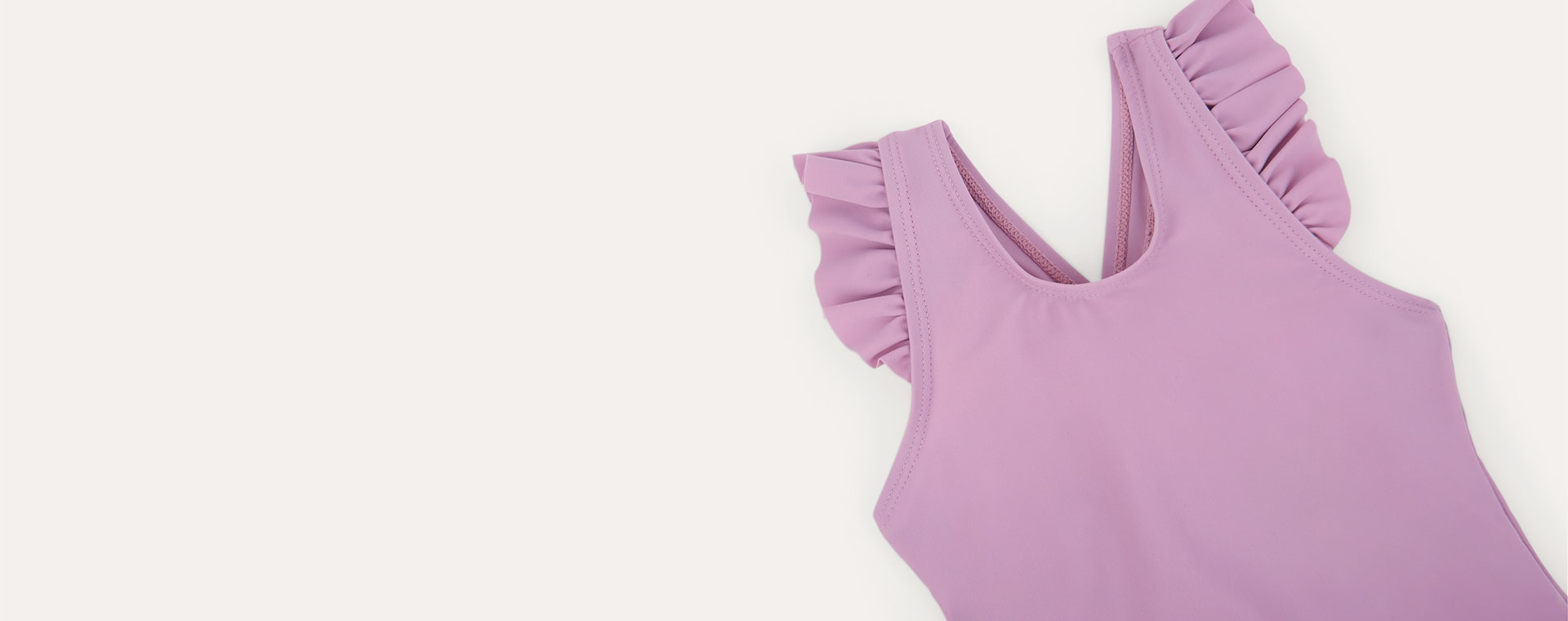 Mauve KIDLY Label Recycled Crossback Swimsuit