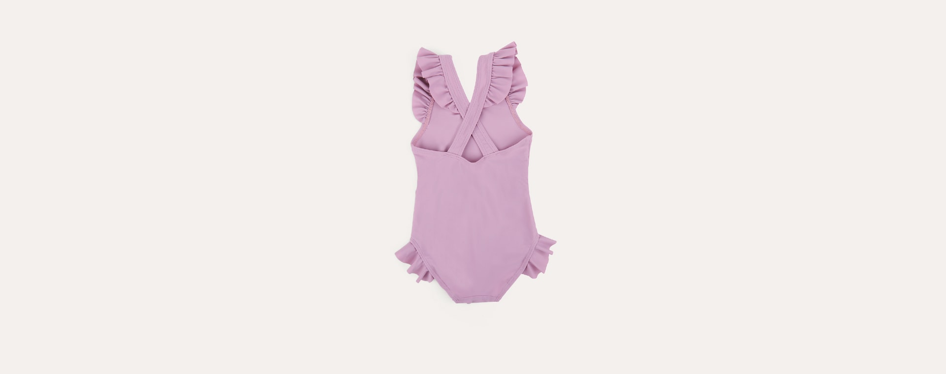 Mauve KIDLY Label Recycled Crossback Swimsuit