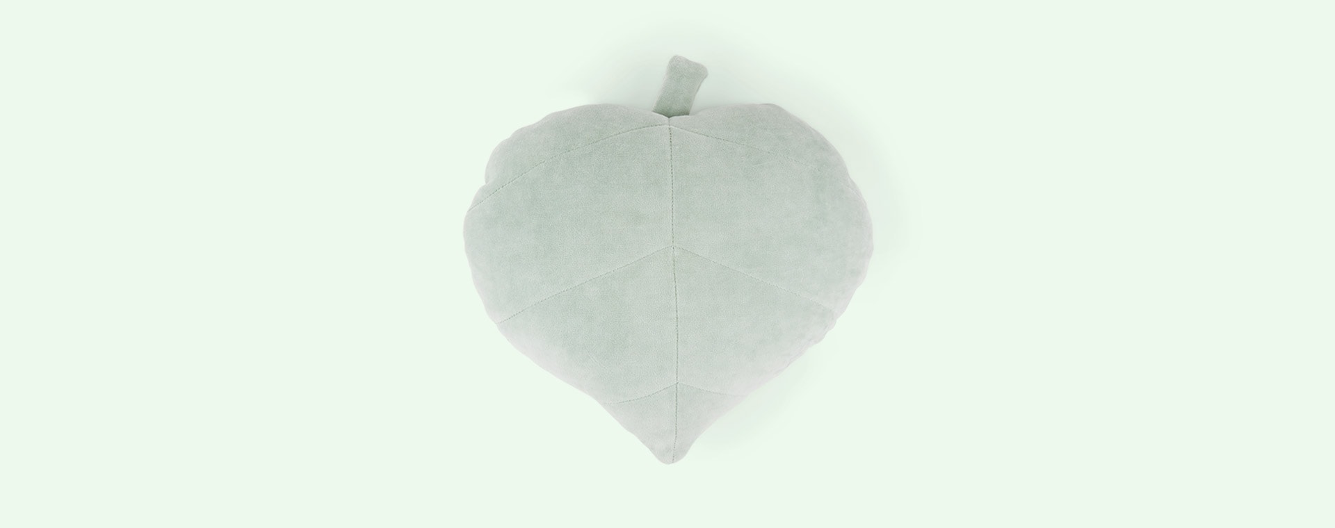 Jade wigiwama Leaf Cushion