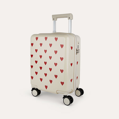 Spooky Peach Lässig Kids Trolley Suitcase with wheels lightweight travel luggage 