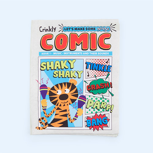 Comic Jo & Nic's Crinkly Cloth Books Crinkly Newspaper