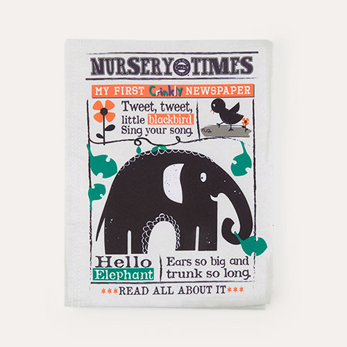 Simply Creatures Jo & Nic's Crinkly Cloth Books Crinkly Newspaper