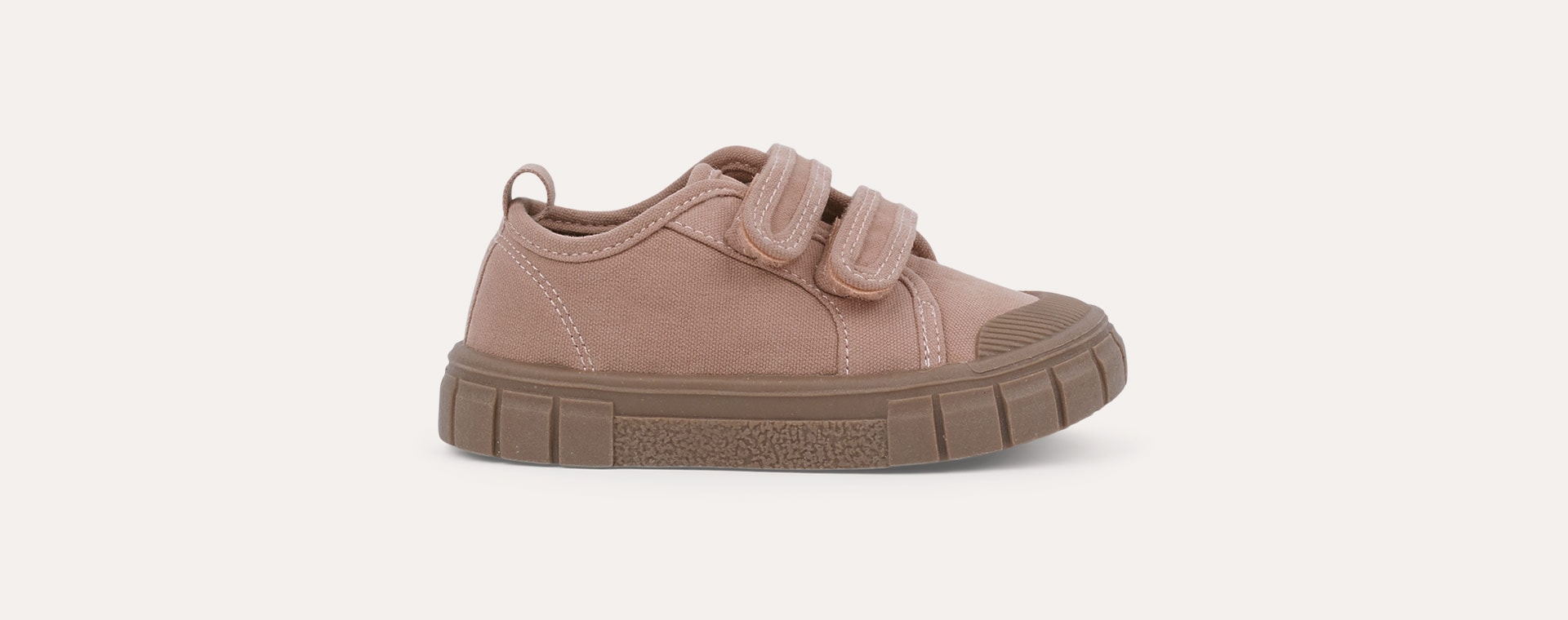 Clay KIDLY Label Canvas Trainers