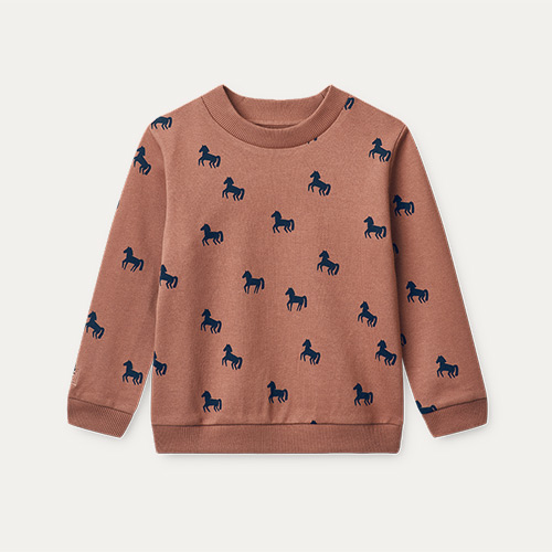 Horses / Dark Rosetta Liewood Thora Sweatshirt