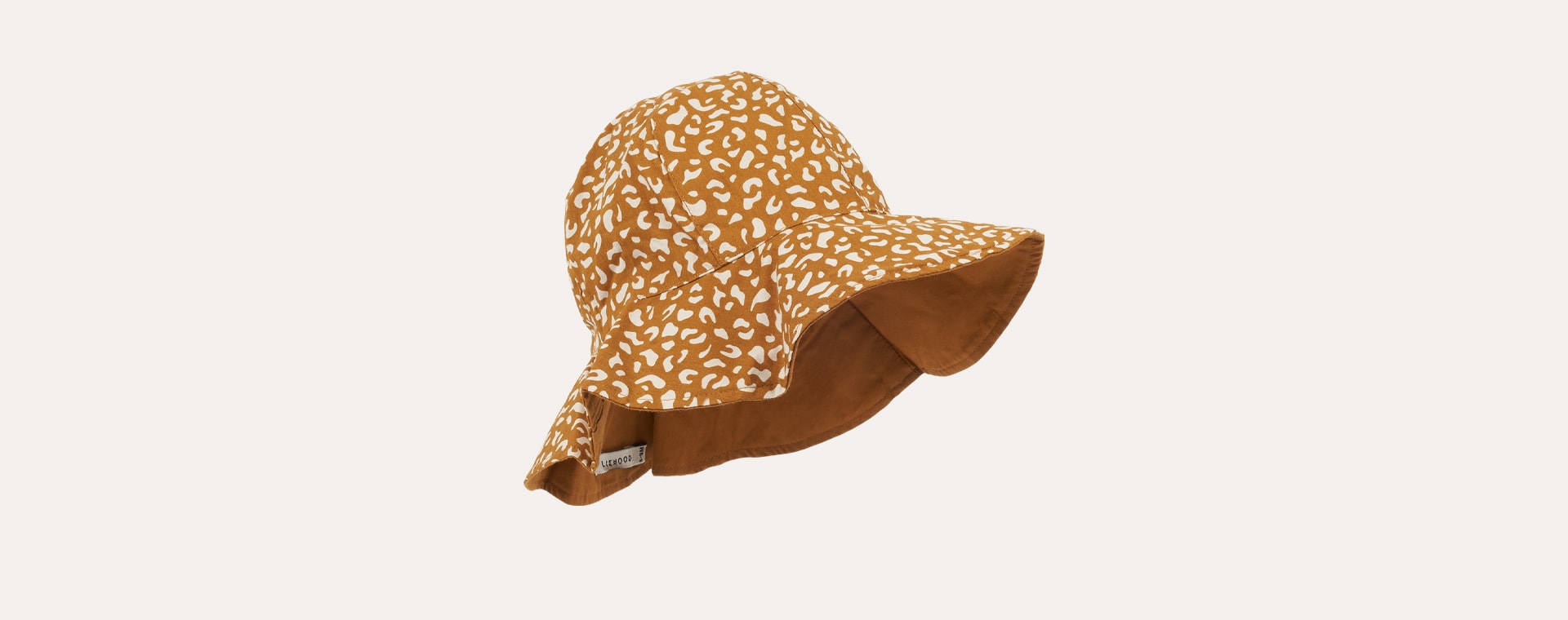 Mini Leo/Golden Caramel Liewood Amelia Reversible Sun Hat