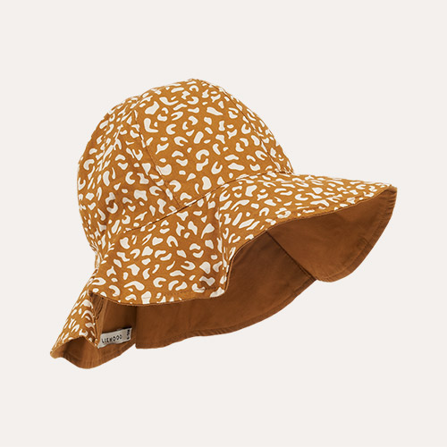Mini Leo/Golden Caramel Liewood Amelia Reversible Sun Hat