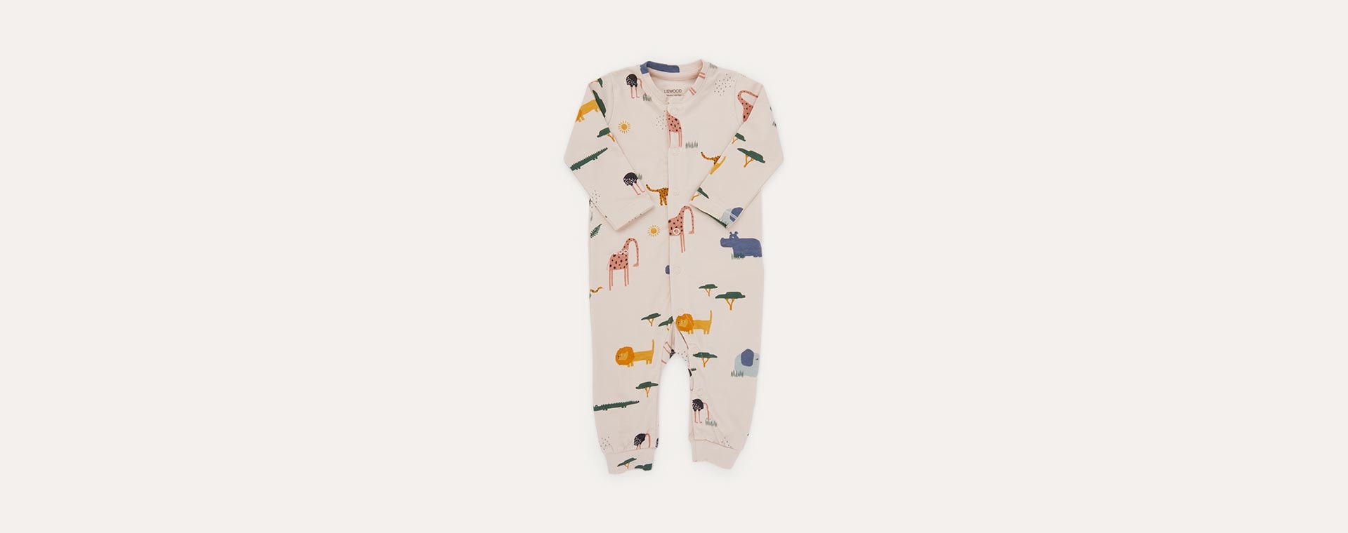 Safari Sandy Mix Liewood Birk Printed Pyjamas Jumpsuit