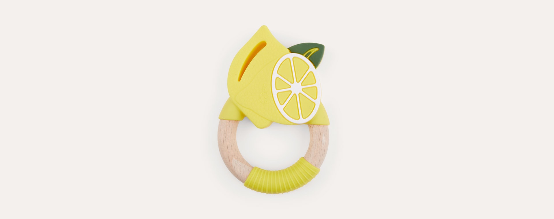 Yellow Nibbling Lemon Teething Toy