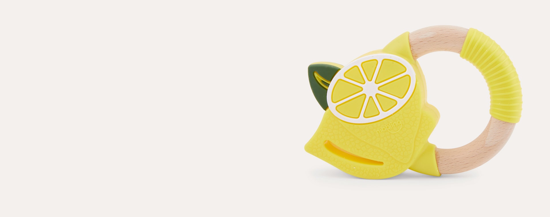 Yellow Nibbling Lemon Teething Toy