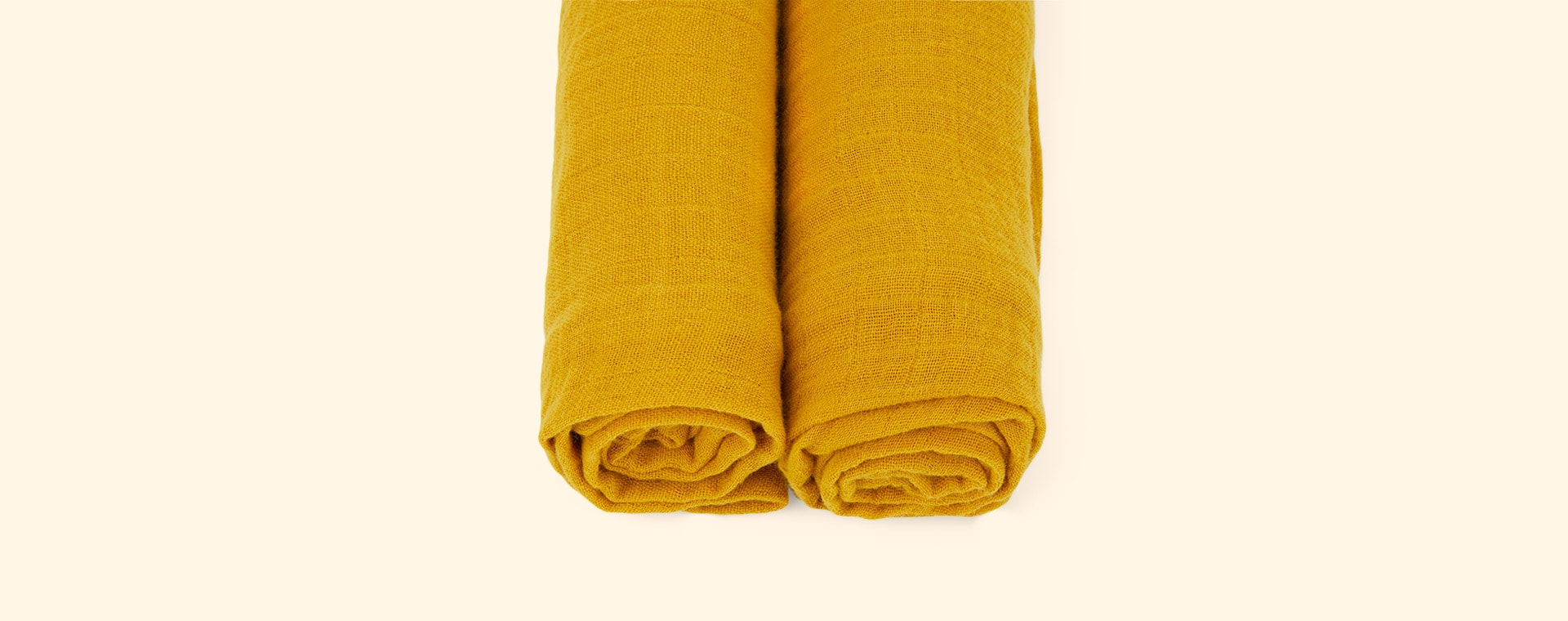 Mustard Yellow BIBS 2-Pack Muslin Cloth