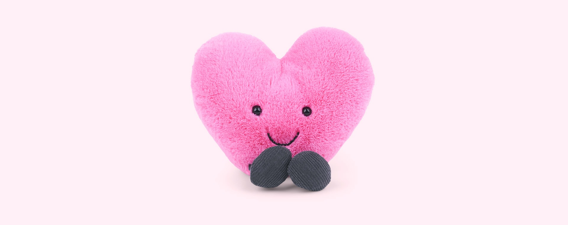 Pink Jellycat Amusable Hot Pink Heart