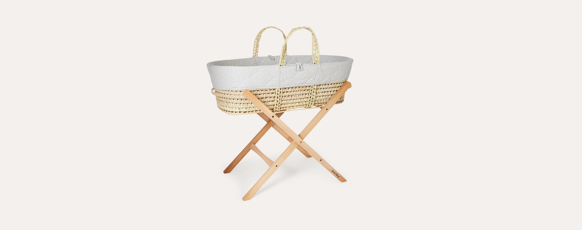 Natural The Little Green Sheep Moses Basket Stand