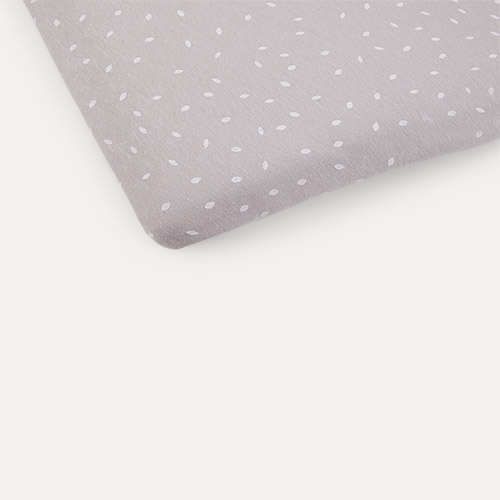 Dove Rice The Little Green Sheep Organic Crib Fitted Printed Sheet