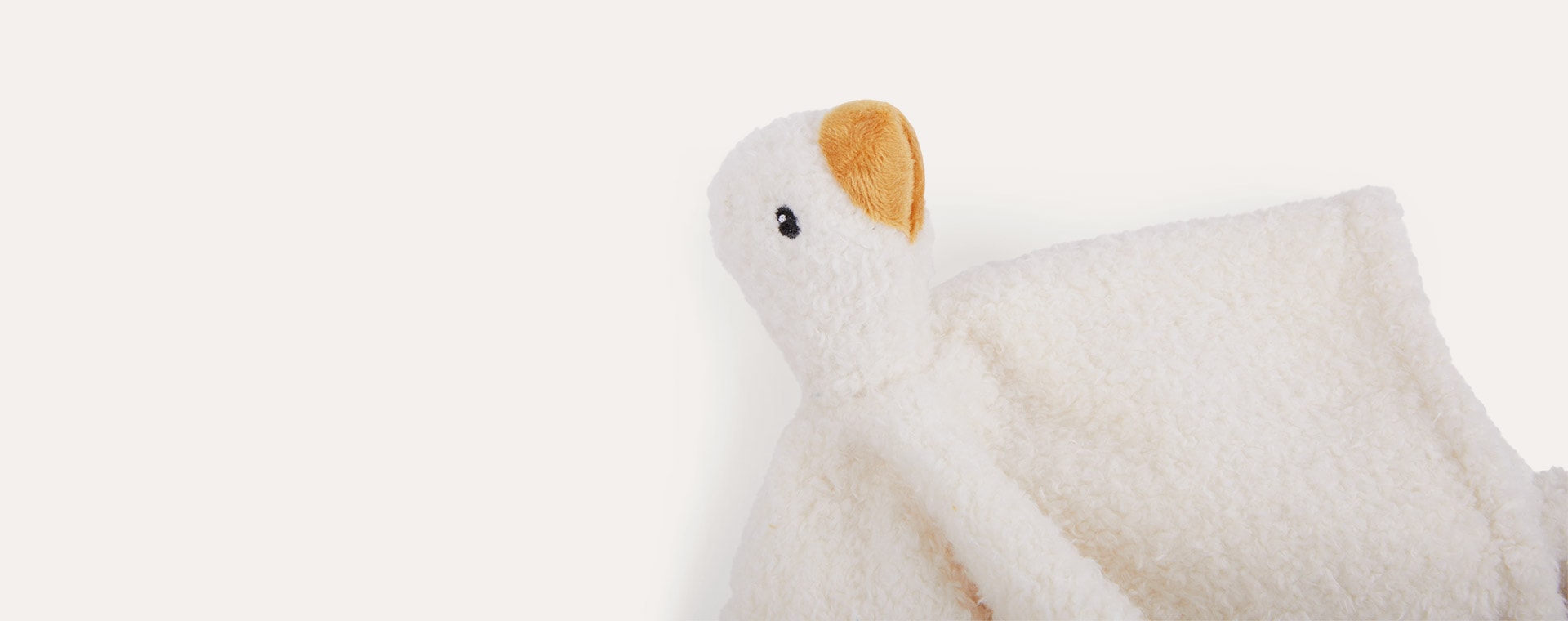 White Little Dutch Cuddle Cloth Little Goose