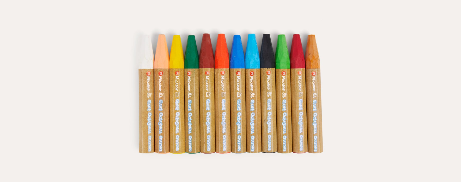 Multi Micador 12-Pack Giant Crayons Octagonal