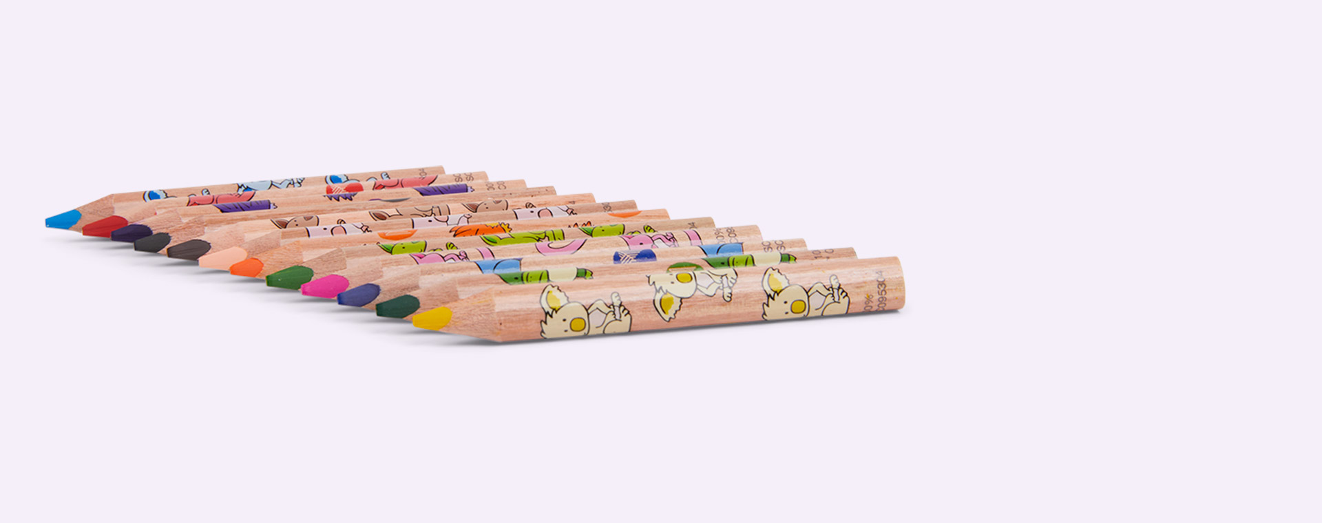 Multi Micador 12-Pack Triangle Pencil Purse Pack