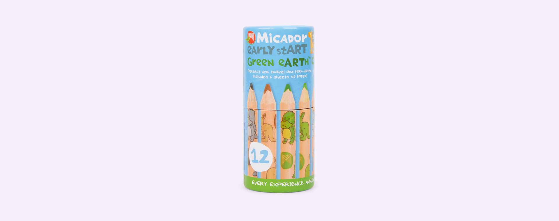 Multi Micador 12-Pack Triangle Pencil Purse Pack