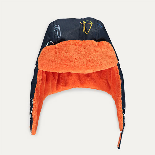 Navy Trapper Muddy Puddles Trapper Hat