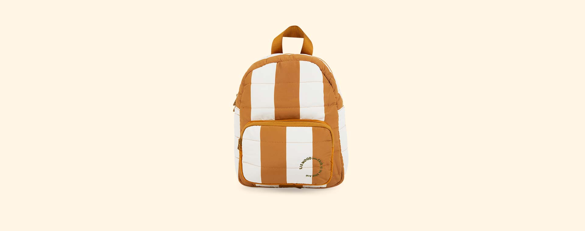 Stripe: Golden Caramel/Sandy Liewood Sage Backpack