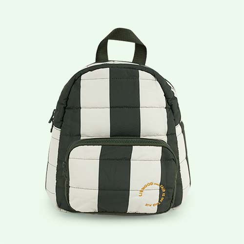 Stripe: Hunter Green/Sandy Liewood Sage Backpack