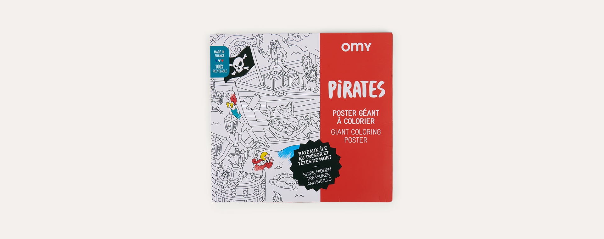 Pirates OMY Design & Play Giant Poster