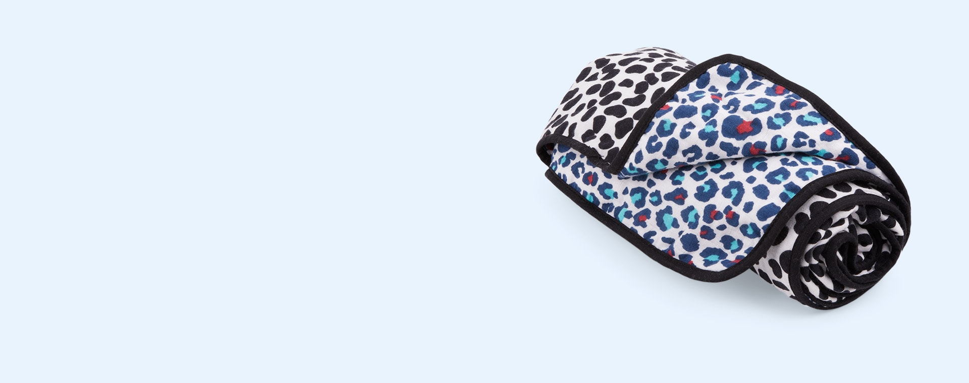 Leopard Etta Loves Muslin Sensory Blanket