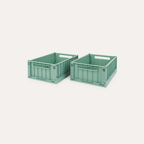 Peppermint Liewood 2-Pack Weston Storage Small Crate