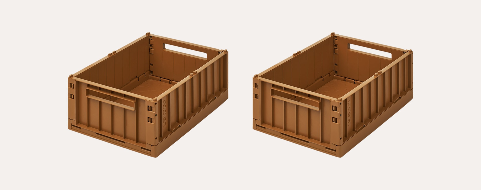 Golden Caramel Liewood 2-Pack Weston Storage Medium Box